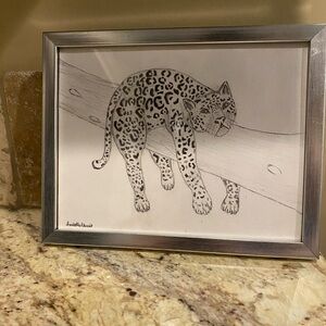 framed sketch